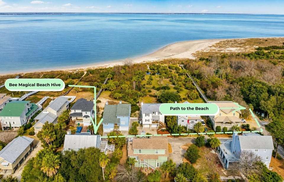 Bee Magical Beach Hive House in Tybee Island