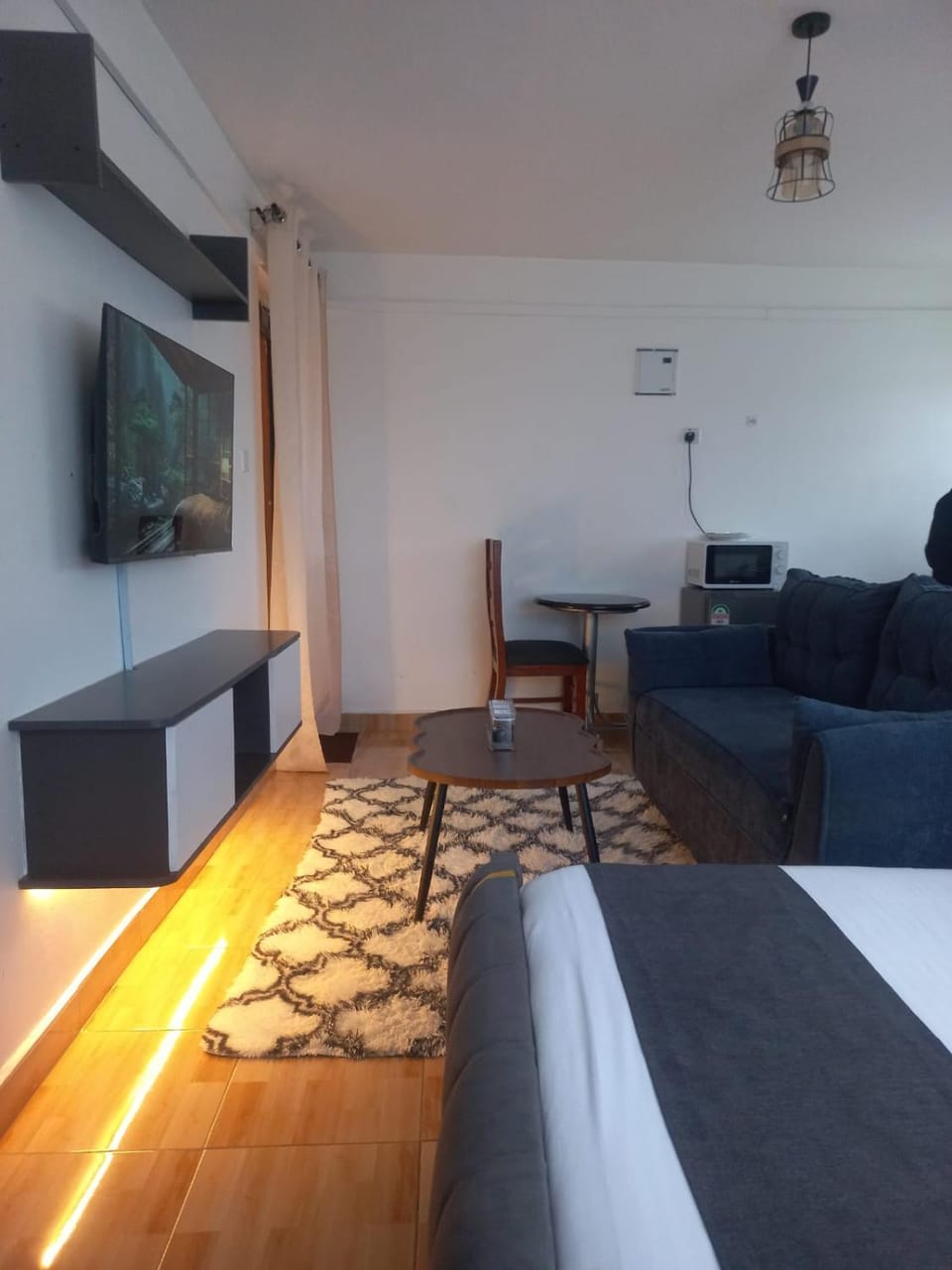 Modern Grey Haven Stylish Studio Apartment in Nairobi