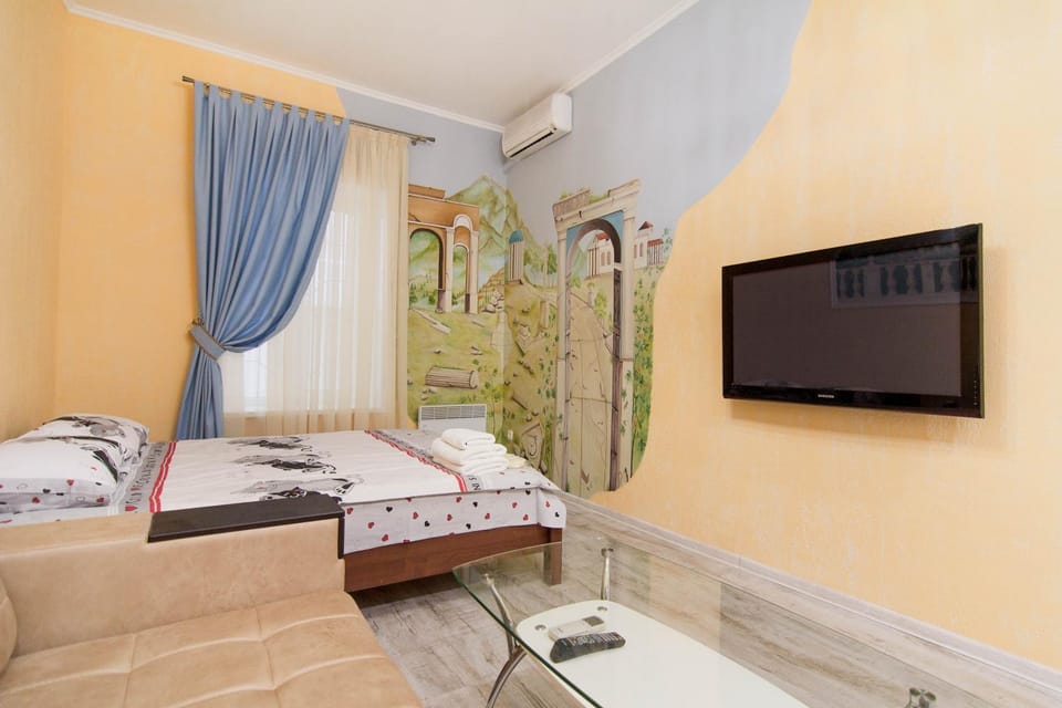 Bed, TV and multimedia, Bedroom, air conditioner