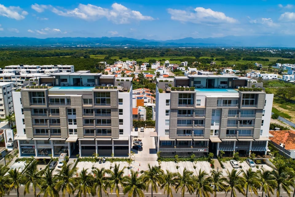 Property building, Day, Bird's eye view, Swimming pool