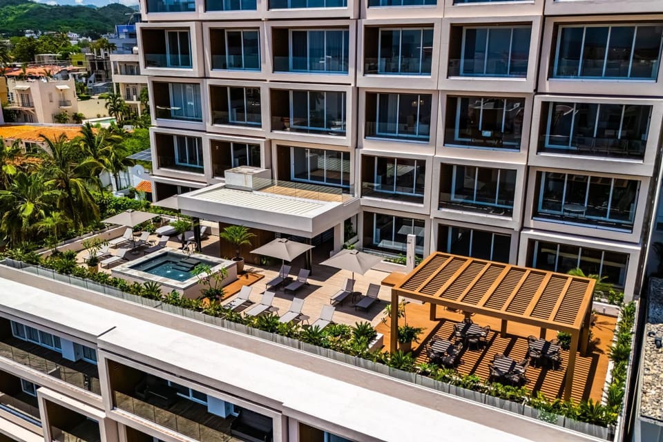 Property building, Day, Bird's eye view, View (from property/room), Balcony/Terrace