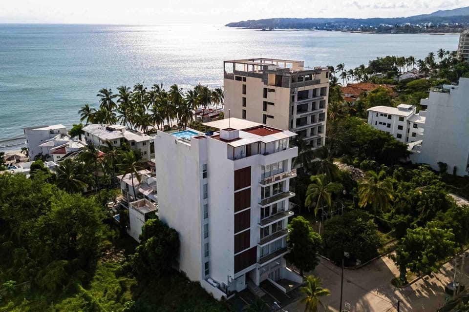Property building, Day, Bird's eye view, Beach, Sea view, Swimming pool