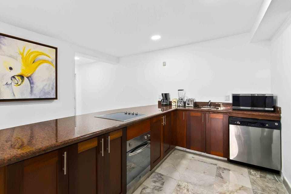 Kitchen or kitchenette, dishwasher, oven, stove, kitchen
