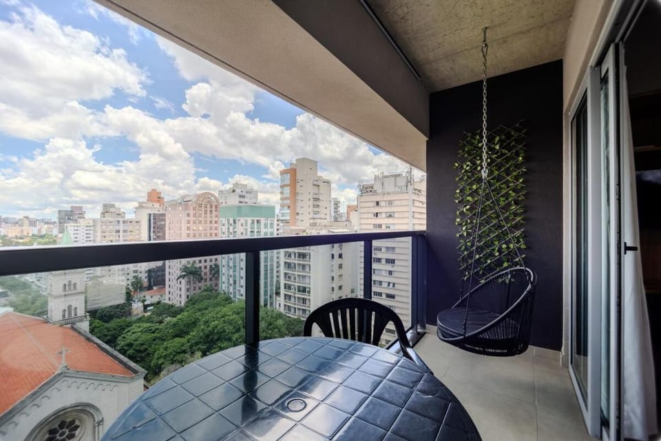 1103 · Studio Jardim Paulista/Academia/Piscina/Rooftop Apartment in Sao Paulo City