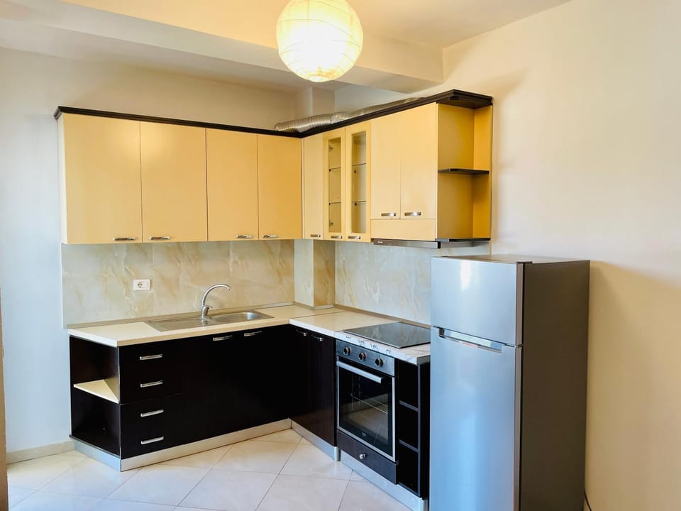Kitchen or kitchenette, oven, stove