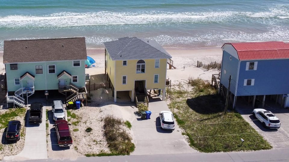The Beach House, an oceanfront home in Surf City, NC, perfect for 9 guests House in Surf City