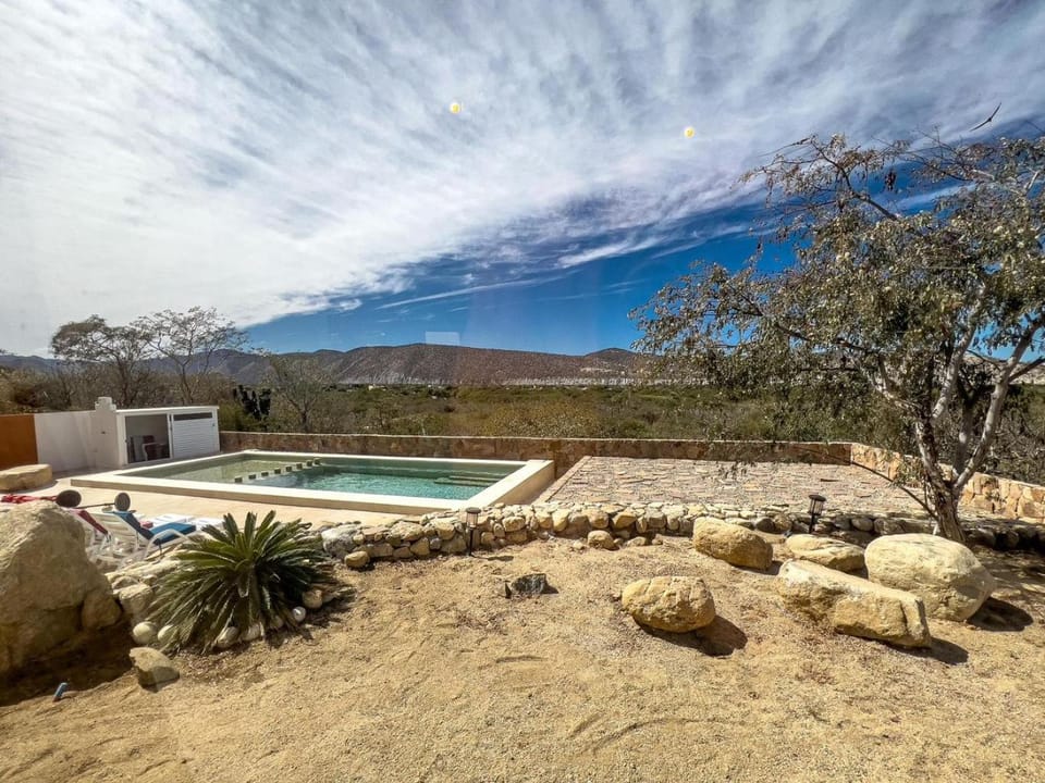 Day, Natural landscape, Mountain view, Swimming pool, sunbed