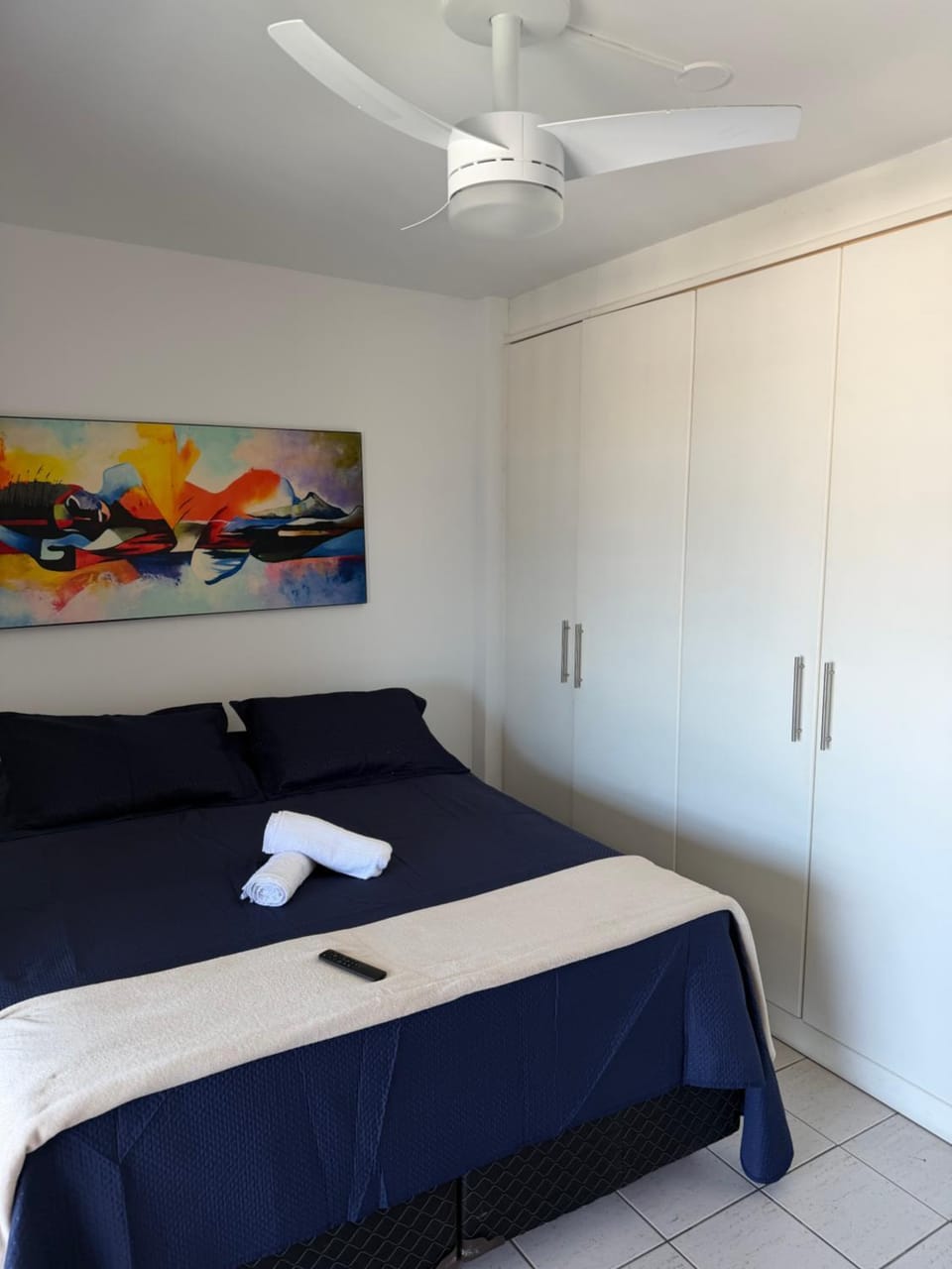 Bed, Photo of the whole room, Bedroom, towels, wardrobe