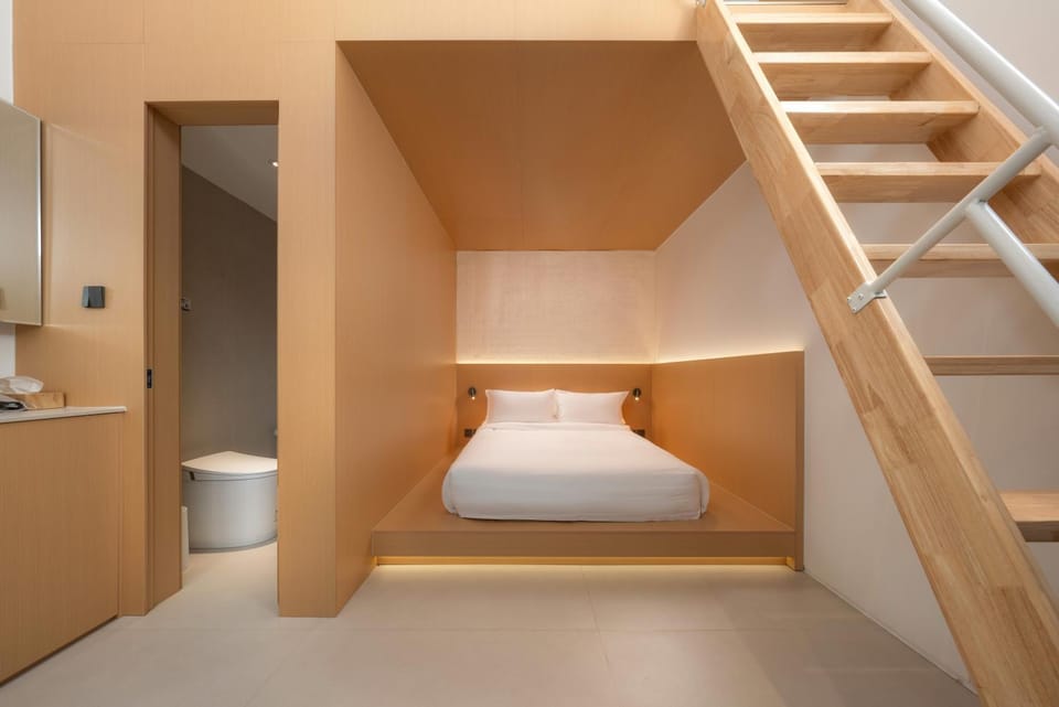 Photo of the whole room, Bedroom, bunk bed