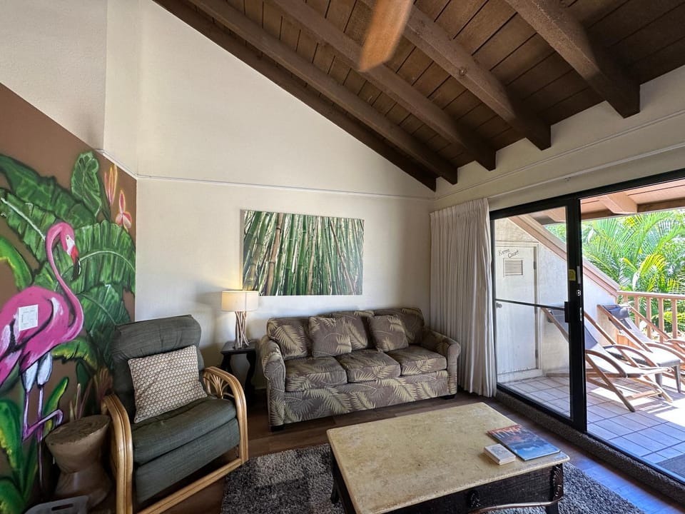 Maui Kamaole #C-206 Great Location, Spacious, Tropical Garden View, Full A/C Apartment in Wailea