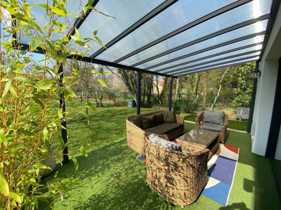 Patio, Garden, Garden view