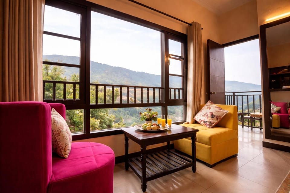 View (from property/room), Seating area, Mountain view
