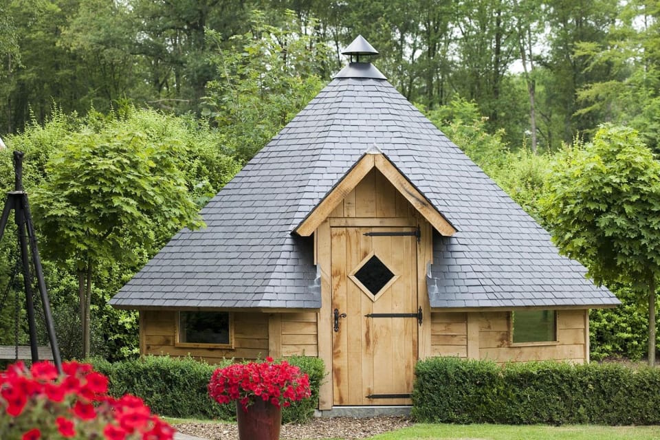Day, Garden, Garden view, fireplace, fireplace