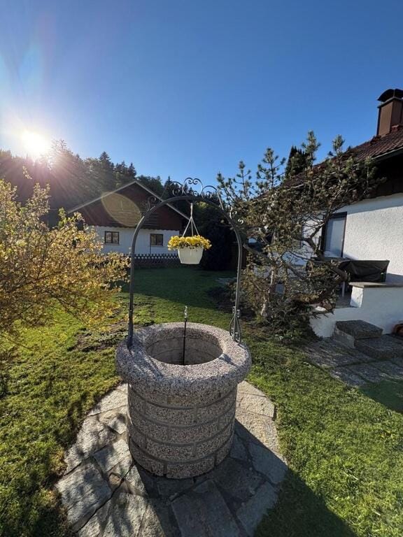 Natural landscape, Garden, Garden view