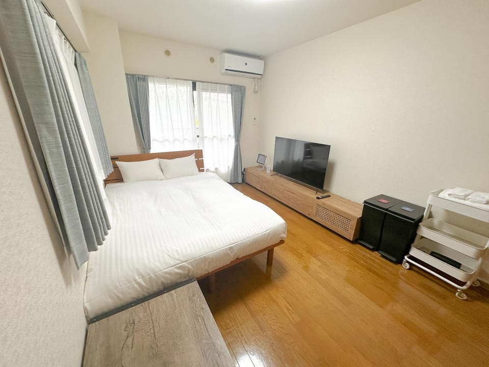 Bed, TV and multimedia, air conditioner