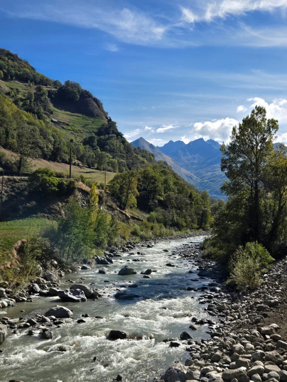 Spring, Mountain view, River view