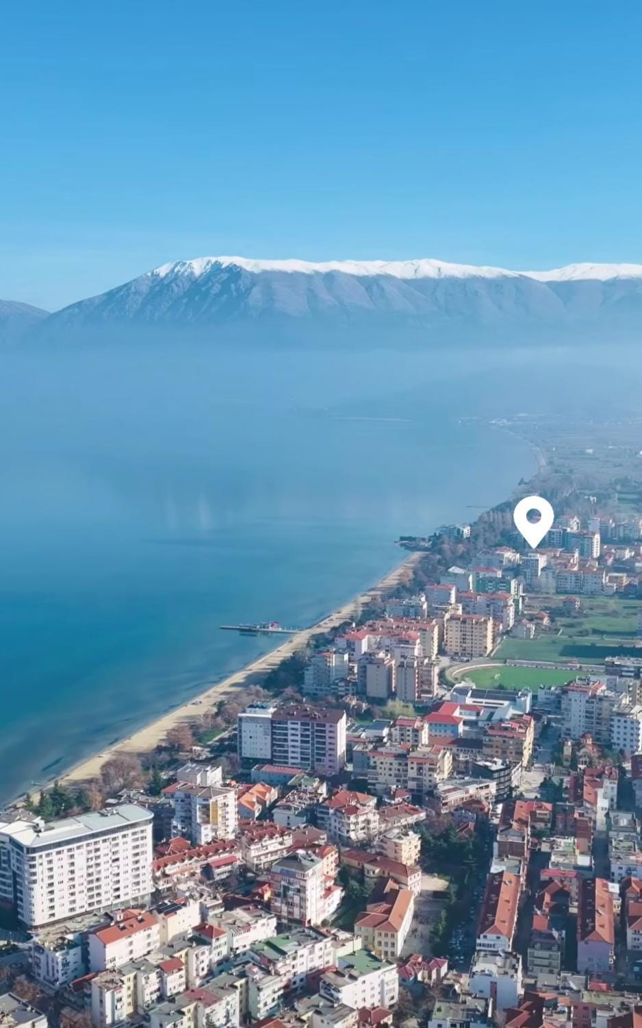 Nearby landmark, Natural landscape, Beach, City view, Lake view