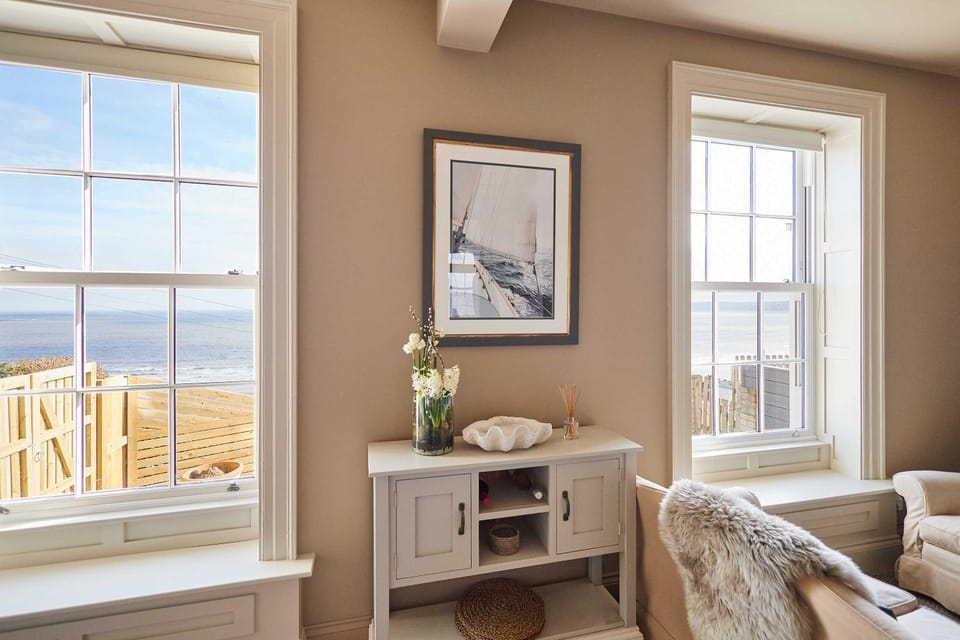 Natural landscape, Seating area, Sea view