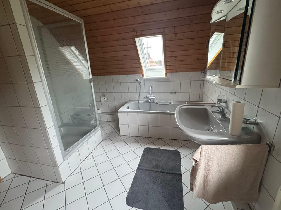 Bathroom, Living room