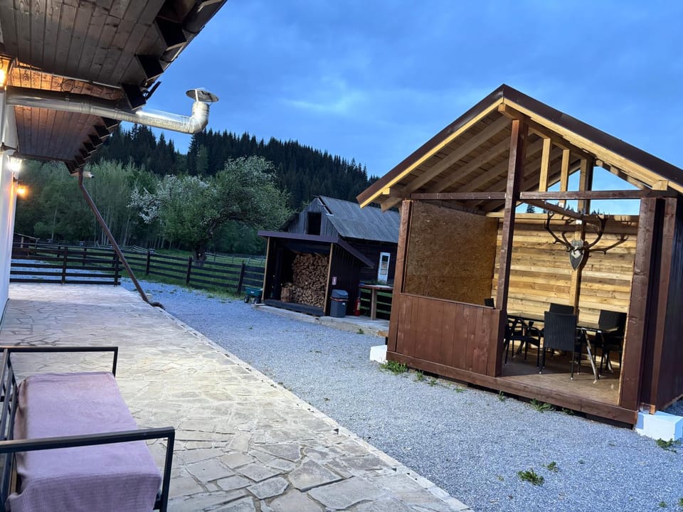 Patio, Day, Summer, Seating area, Dining area