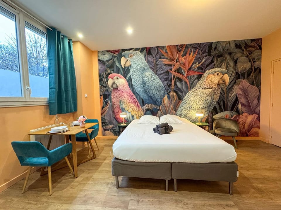 Tropical setting - Lyon - hospitals - Eurexpo Apartment in Vaulx-en-Velin