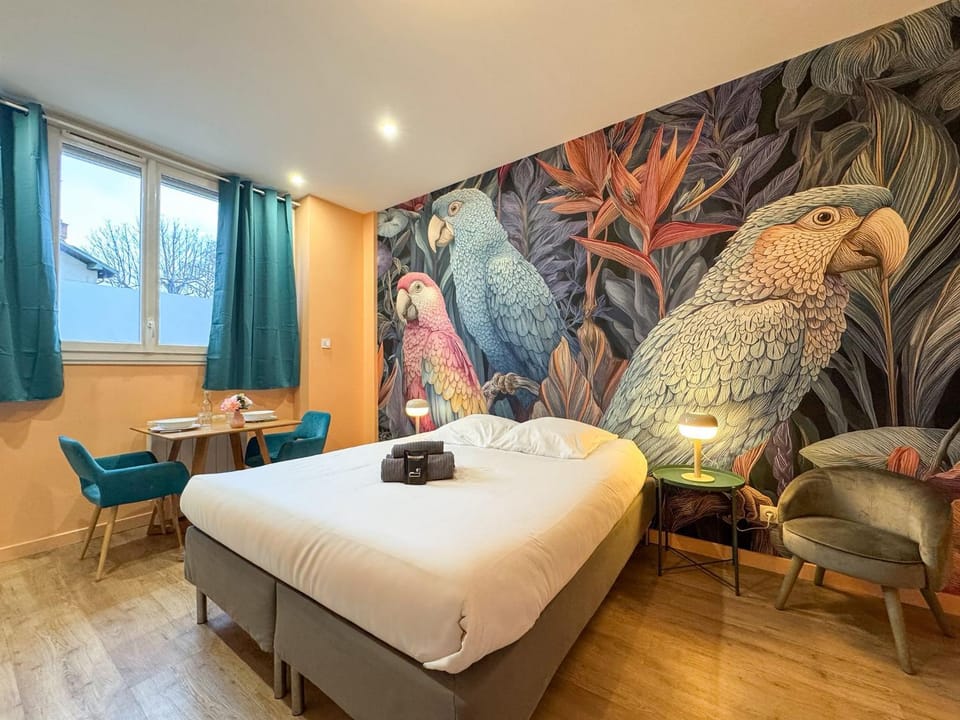 Tropical setting - Lyon - hospitals - Eurexpo Apartment in Vaulx-en-Velin