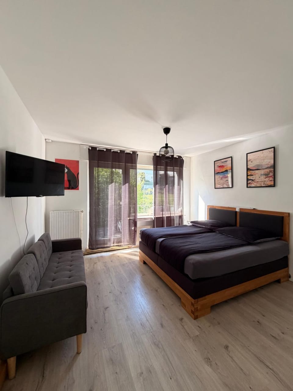 Bed, TV and multimedia, Balcony/Terrace, Bedroom, heating