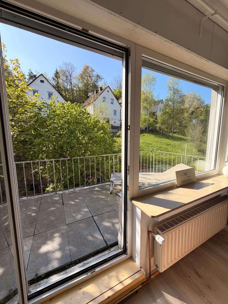 Natural landscape, View (from property/room), Balcony/Terrace, Garden view, heating
