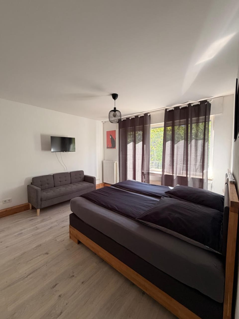 Bed, TV and multimedia, Balcony/Terrace, Bedroom, heating