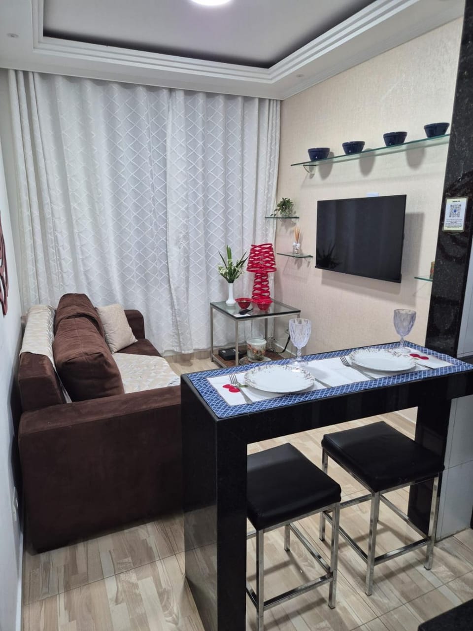 Apto moderno no centro de SP 1 min do metrô Wi-Fi rápido Apartment in Sao Paulo City