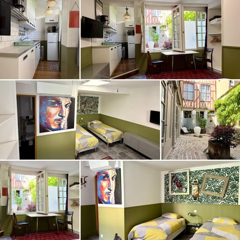 COSY Studio Clim Wi-Fi Les Glycines Apartment in Troyes