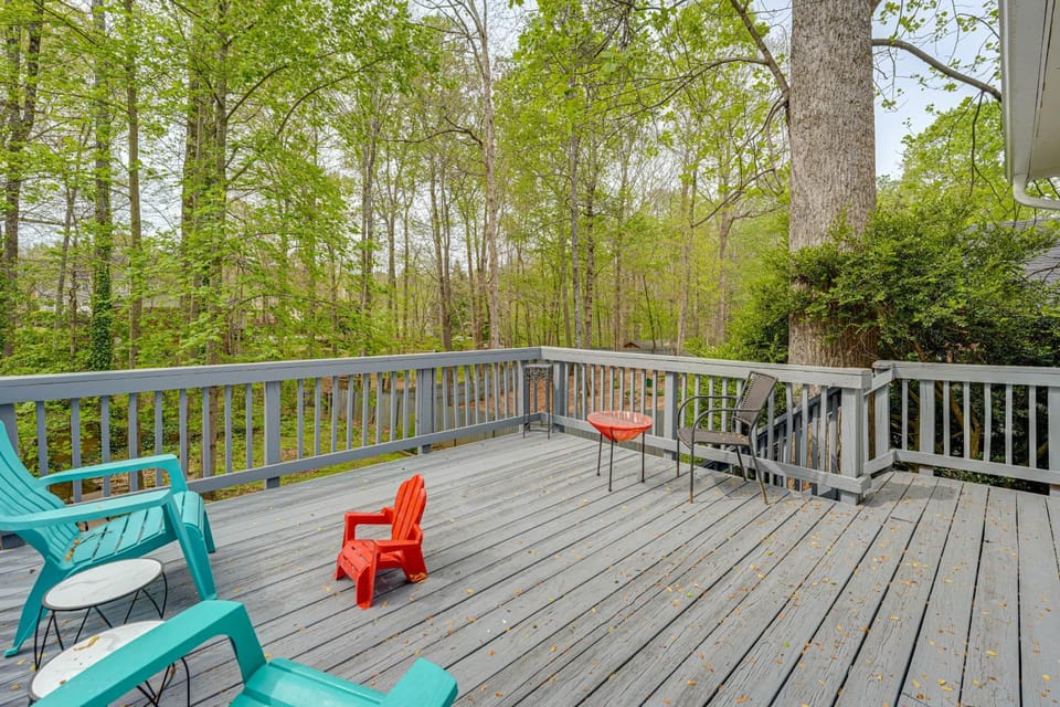 Smyrna Sanctuary Near Parks: Spacious Yard + Deck House in Mableton