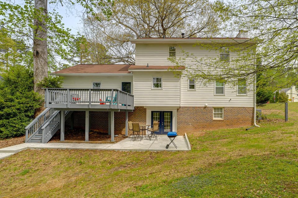 Smyrna Sanctuary Near Parks: Spacious Yard + Deck House in Mableton