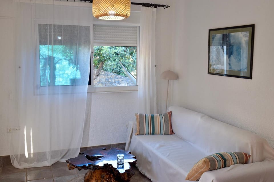 Bed, View (from property/room), Living room, Seating area, Garden view, Sea view, pet friendly, pet friendly, wardrobe, air conditioner