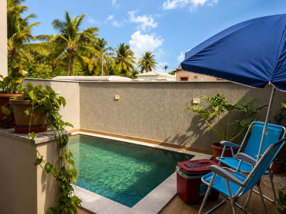 Piscina privativa: conforto e exclusividade a 200 metros das piscinas naturais de Porto de Galinhas Apartment in Ipojuca