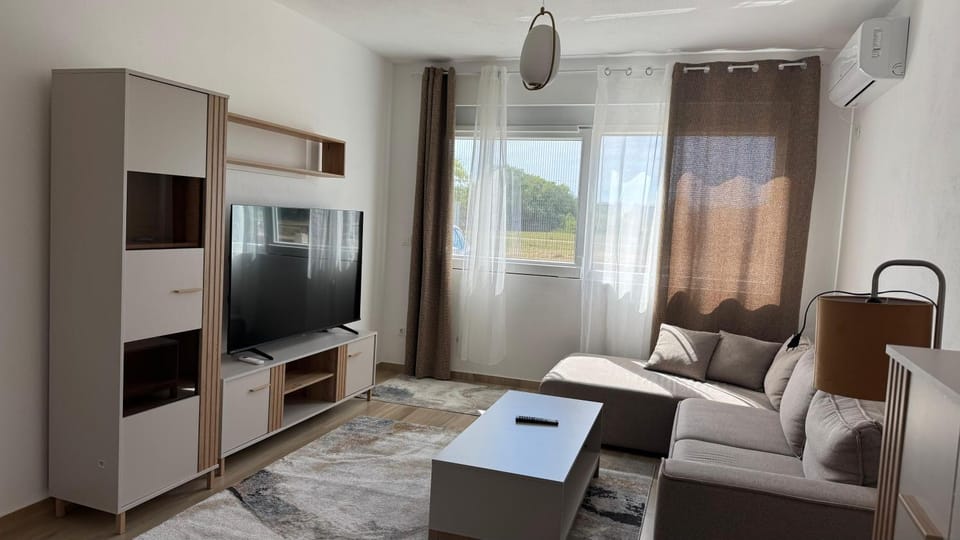 Communal lounge/ TV room, TV and multimedia, Living room, Seating area, air conditioner