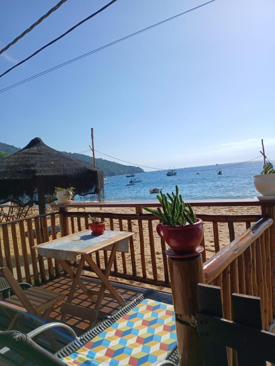 Patio, Natural landscape, View (from property/room), Beach, Sea view