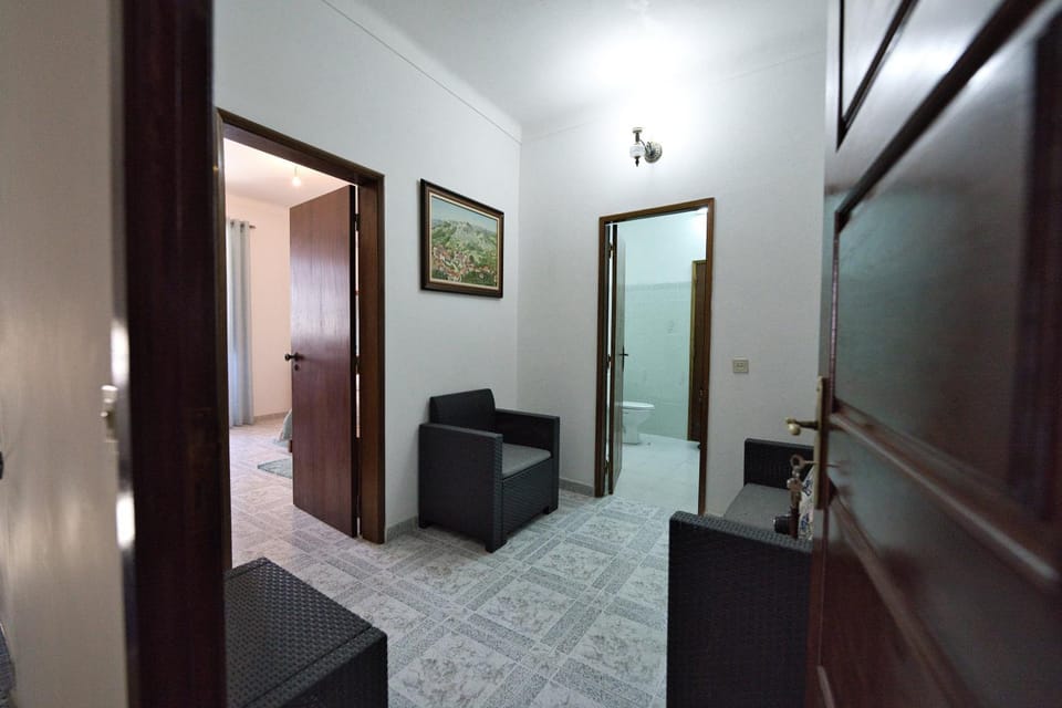 Bed, Living room, Seating area
