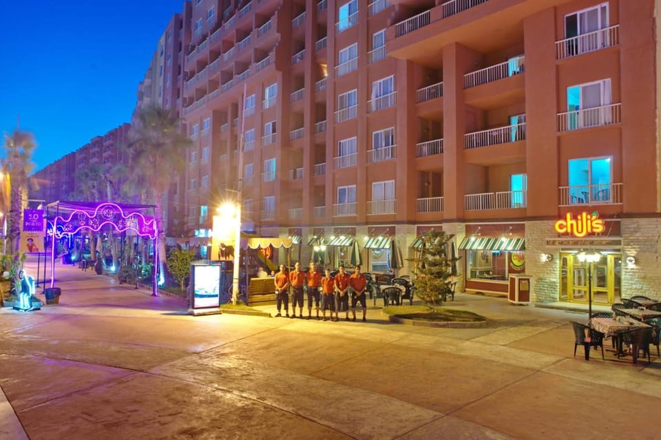 Property building, Night, People, Evening entertainment