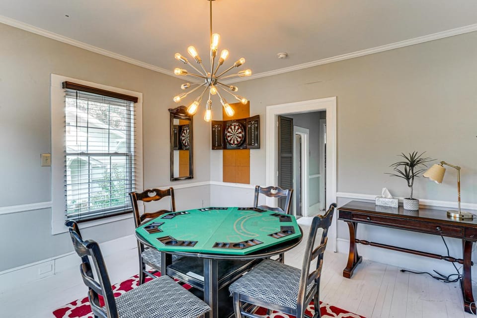 Walkable Location! Dtwn Cary Escape w/ Fire Pit House in Cary