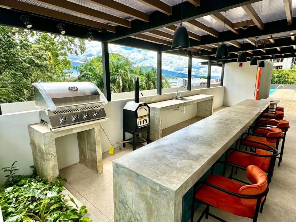 Comfort & Style Near SJO Airport Pool & Mountain Views Apartment in Heredia Province