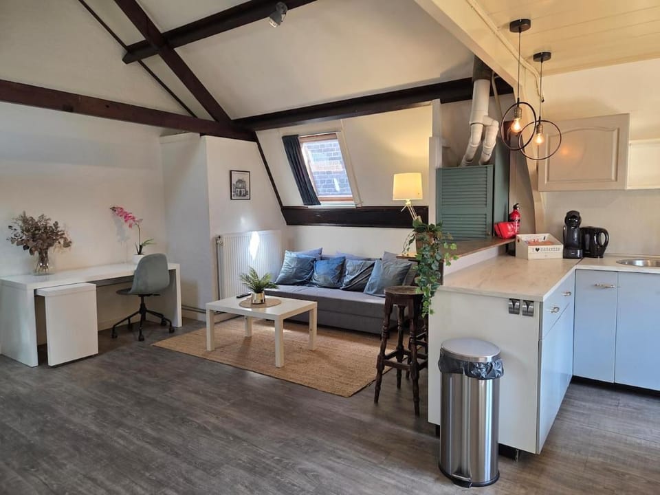 Attic apartment in historic canal house in city center Gouda Apartment in Gouda