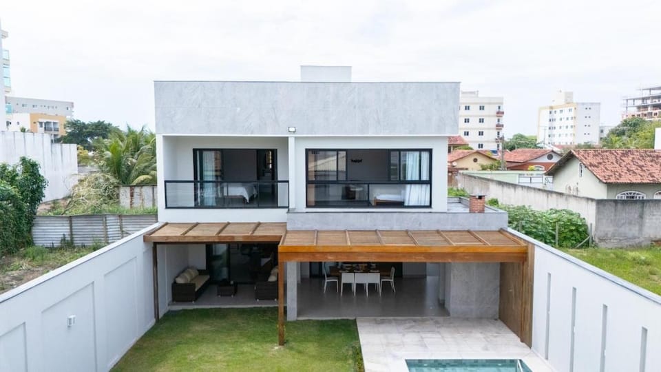 Casa Mar de Castelhanos, piscina aquecida, 4suites House in Anchieta