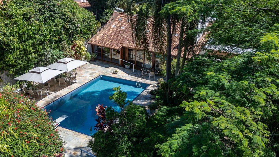 Facade/entrance, Day, Bird's eye view, Swimming pool