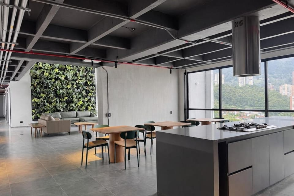 Modern Duplex Mood Palmas, City View and Pool Apartment in Medellin