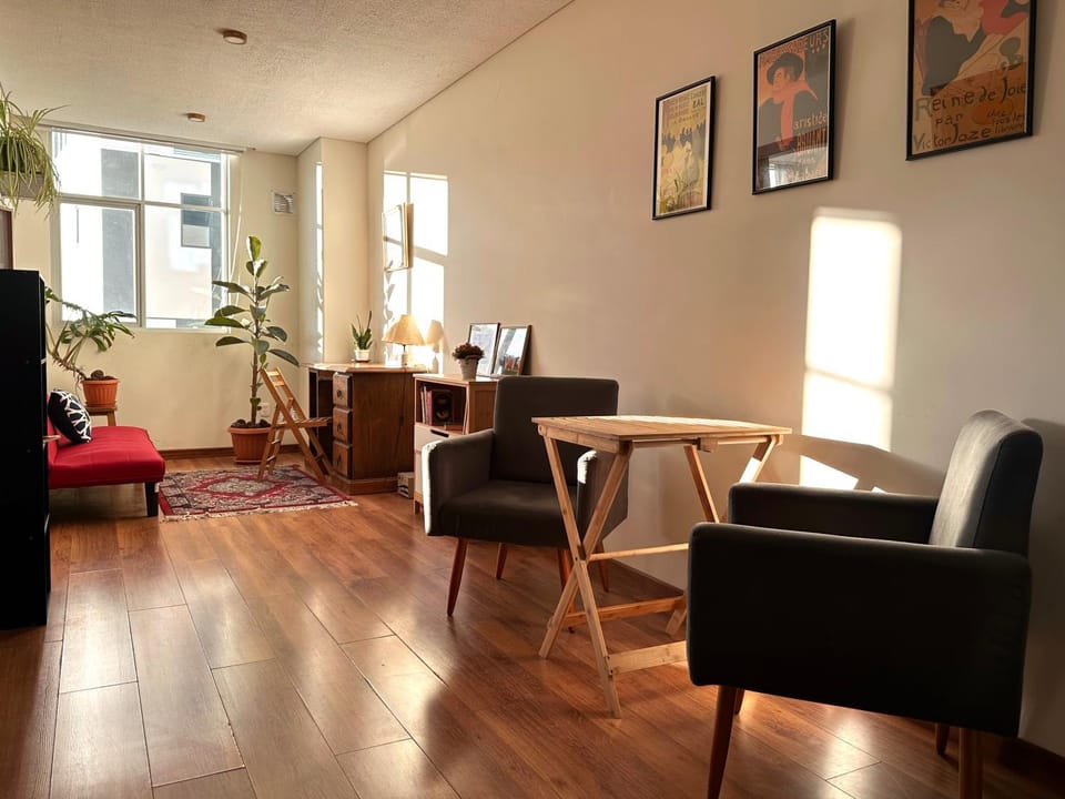Living room, Seating area, Dining area