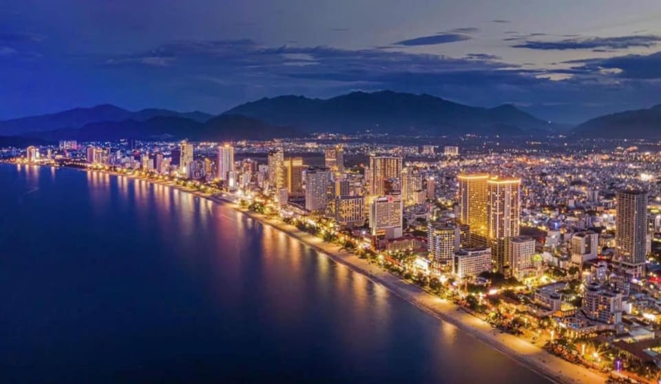 Night, Natural landscape, Bird's eye view, City view, Mountain view