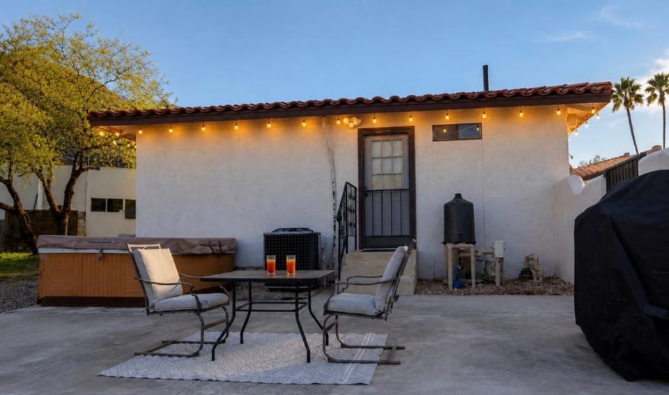 Patio, BBQ facilities, Hot Tub, Seating area