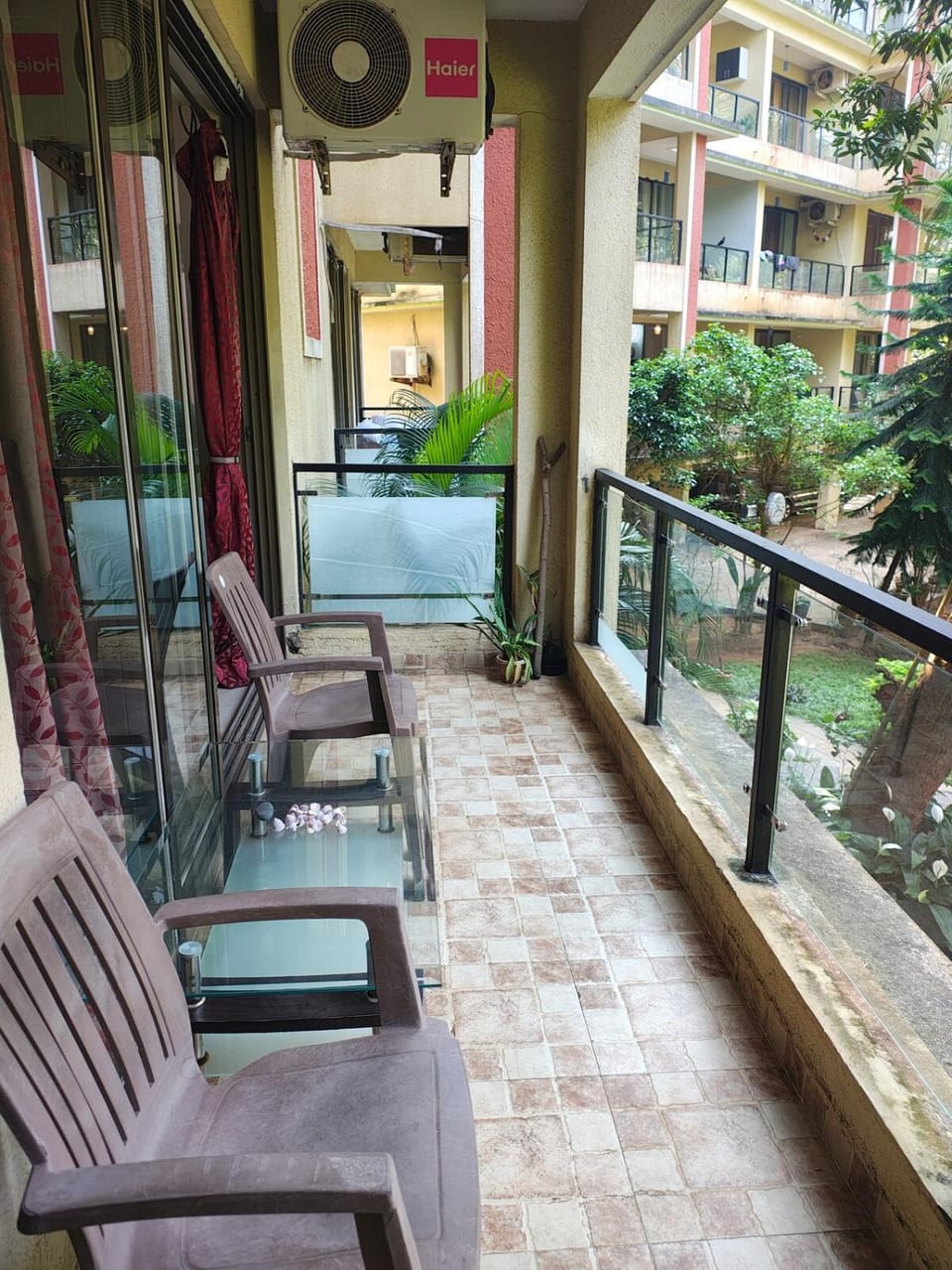 Tranquil 1BHK Garden Estate, Pool - Palolem Beach Apartment in Canacona
