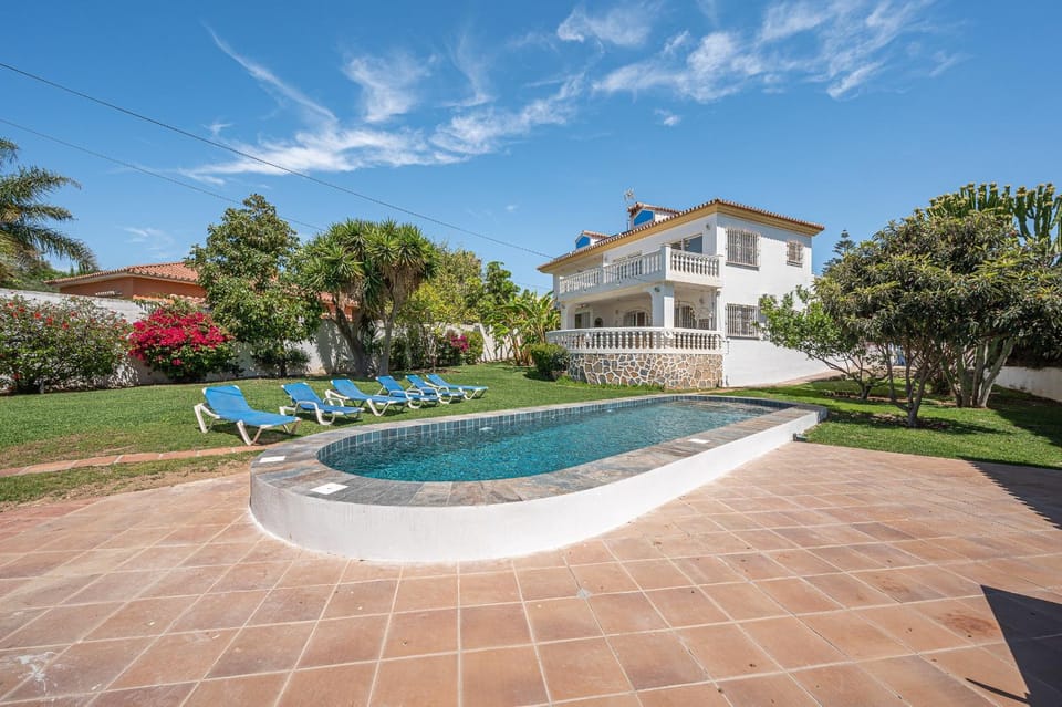 Property building, Living room, Swimming pool